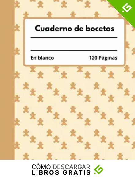 Cuaderno de bocetos: Cuaderno grande con dise&ntilde;o de pan de jengibre, 8,5x11, 120 p&aacute;ginas, para dibujar, libro de bolsillo para mujeres, hombres y ni&ntilde;os.