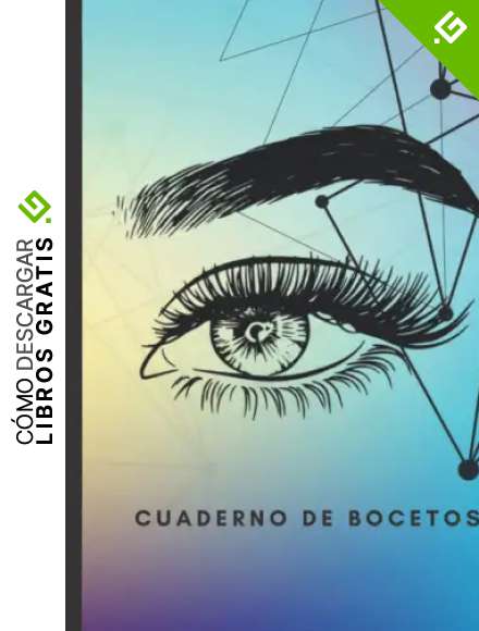 Cuaderno de bocetos encuadernado en blanco: 120 p&aacute;ginas en blanco, 8.5x11 cuaderno grande de dise&ntilde;o de ojos abstractos para dibujar, cuaderno de bocetos para artistas, mujeres, hombres y ni&ntilde;os