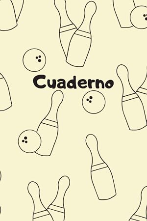 Cuaderno de Bolos: Cuaderno de Bolos, cuaderno de papel rayado para la escuela, estudiantes, cuaderno para ni&ntilde;os, ni&ntilde;as, adolescentes, 120 p&aacute;ginas ... cuaderno de Bolos, amante de los Bolos