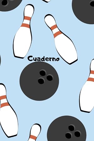 Cuaderno de Bolos: Cuaderno de Bolos, lindo cuaderno de papel rayado para la escuela, estudiantes, cuaderno para ni&ntilde;os, ni&ntilde;as, adolescentes, 120 ... cuaderno de Bolos, amante de los Bolos