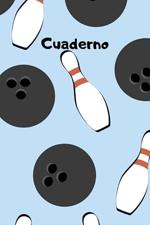 Cuaderno de Bolos: Cuaderno de Bolos, lindo cuaderno para el nuevo a&ntilde;o escolar, en blanco y rayado para estudiantes de la escuela y estudiantes de la ... cuaderno de Bolos, amante de los Bolos
