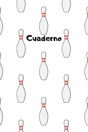 Cuaderno de Bolos: Cuaderno de Bolos, lindo cuaderno para el nuevo a&ntilde;o escolar, en blanco y rayado para estudiantes de la escuela y estudiantes de la ... cuaderno de Bolos, amante de los Bolos
