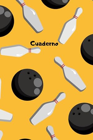 Cuaderno de Bolos: Lindo Cuaderno de Bolos, cuaderno para el nuevo a&ntilde;o escolar, en blanco y rayado para estudiantes de la escuela y estudiantes de la ... cuaderno de Bolos, amante de los Bolos