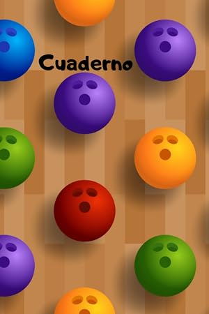 Cuaderno de Bolos: Lindo Cuaderno de Bolos, lindo cuaderno de papel rayado para la escuela, estudiantes, cuaderno para ni&ntilde;os, ni&ntilde;as, adolescentes, 120 ... cuaderno de Bolos, amante de los Bolos