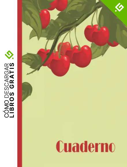 Cuaderno de cerezas: Cuaderno de cerezas, cuaderno de papel rayado para la escuela, estudiantes, regalo para ni&ntilde;os, ni&ntilde;os, ni&ntilde;as, adolescentes, cuaderno de cerezas, amante de las cerezas