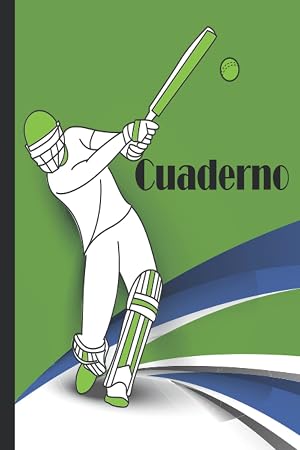 Cuaderno de cr&iacute;quet: Cuaderno de grillo, cuaderno de papel rayado para la escuela, estudiantes, regalo para ni&ntilde;os, ni&ntilde;os, ni&ntilde;as, cuaderno de grillo, amante del grillo