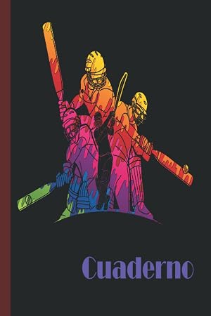 Cuaderno de cr&iacute;quet: Cuaderno de grillo, cuaderno de papel rayado para la escuela, estudiantes, regalo para ni&ntilde;os, ni&ntilde;os, ni&ntilde;as, cuaderno de grillo, amante del grillo
