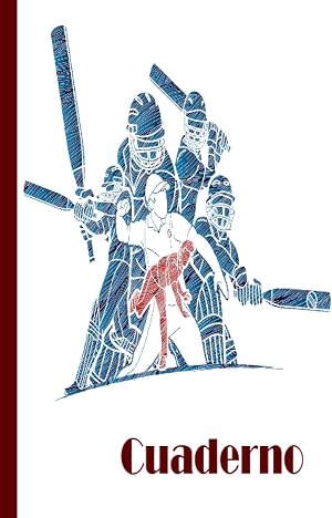 Cuaderno de cr&iacute;quet: Cuaderno de grillo, cuaderno de papel rayado para la escuela, estudiantes, regalo para ni&ntilde;os, ni&ntilde;os, ni&ntilde;as, cuaderno de grillo, amante del grillo
