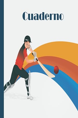 Cuaderno de cr&iacute;quet: Cuaderno de grillo, cuaderno de papel rayado para la escuela, estudiantes, regalo para ni&ntilde;os, ni&ntilde;os, ni&ntilde;as, cuaderno de grillo, amante del grillo