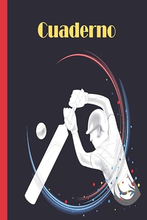 Cuaderno de cr&iacute;quet: Cuaderno de grillo, cuaderno de papel rayado para la escuela, estudiantes, regalo para ni&ntilde;os, ni&ntilde;os, ni&ntilde;as, cuaderno de grillo, amante del grillo