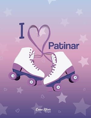 Cuaderno de cuadros tama&ntilde;o A4 Escolar o bloc de notas de Patines sobre ruedas: Dise&ntilde;o de Patinaje art&iacute;stico. Cuaderno o libreta pautado de tapa ... Patinar (Patinaje Art&iacute;stico sobre ruedas)