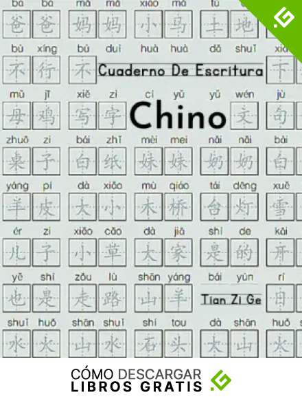 Cuaderno De Escritura Chino: Tian Zi Ge: Estudio de cuaderno de papel de caligraf&iacute;a, libro de pr&aacute;ctica Papel Pinyin Tian Zi Ge, papel de escritura chino Pinyin, libro de pr&aacute;ctica de caracteres chinos