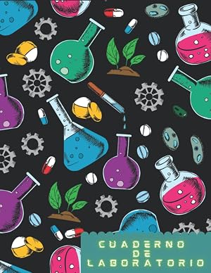 Cuaderno de laboratorio: con formato de cuadr&iacute;culal, para estudiantes universitarios de ciencias, qu&iacute;mica, f&iacute;sica y biolog&iacute;a, diario de experimentos, tome notas f&aacute;cilmente con las p&aacute;ginas numeradas