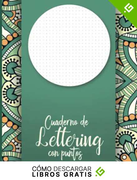 Cuaderno De Lettering Con Puntos: Libreta punteada A4 para practicar lettering, dibujar y caligraf&iacute;a creativa - Libro letras bonitas para aprender a ... - Cubierta con dise&ntilde;o de mandala de p&aacute;tina.