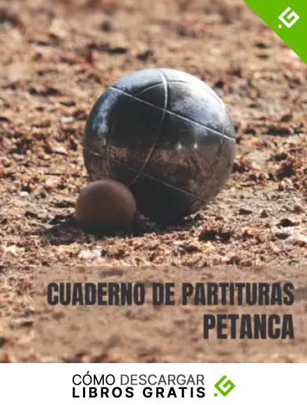 Cuaderno de Partituras Petanca: 110 hojas de puntuaci&oacute;n | Libro de partituras de petanca | Seguimiento continuo de sus resultados | Ideal como regalo.