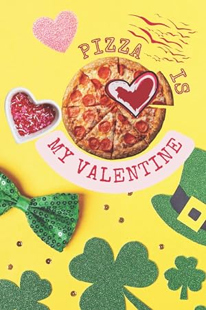 Cuaderno de pizza: Diario de Cerveza y Pizza Irlandesa, Divertido para los amantes, esposa o esposo, San Valent&iacute;n Regalo. Regalos perfecto Diario para ... de composici&oacute;n para estudiantes, de rayas