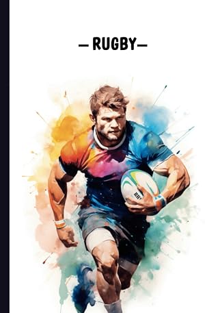 Cuaderno de Rugby: Cuaderno para amantes de Rugby - 100 p&aacute;ginas - Regalo ideal para ni&ntilde;os, adolescentes o adultos