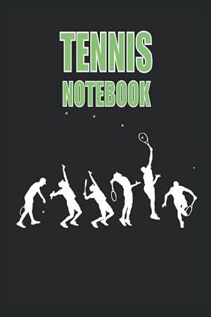 Cuaderno de tenis: Cuaderno 120 p&aacute;ginas, tama&ntilde;o 15. 24 x 22. 86 cm