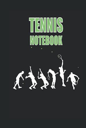 Cuaderno de tenis: Cuaderno de tapa dura 120 p&aacute;ginas, tama&ntilde;o 15. 24 x 22. 86 cm