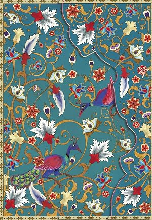 Cuaderno Persia 1: notitieboek met reli&euml;f - pauw (Persa)