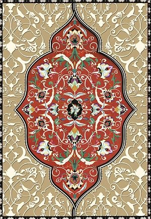Cuaderno Persia 3: notitieboek met reli&euml;f rood/goud (Persa)