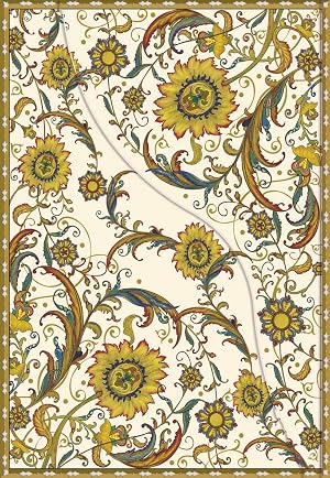 Cuaderno Persia 4: notitieboek met reli&euml;f bloemmotief (Persa)
