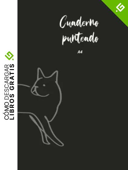 cuaderno punteado: A4 - libro perfecto para bocetos y apuntes - para el camino, en casa, en el trabajo o en la universidad - dise&ntilde;o de gato negro