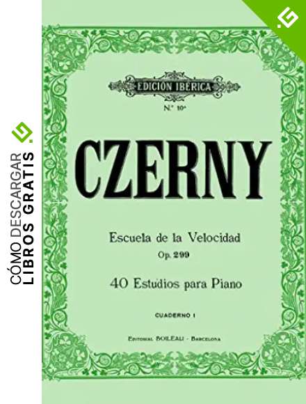 CZERNY - Op. 299 Escuela de la Velocidad Vol.1 para Piano (Iberica)