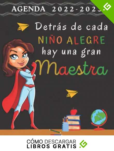 Detrás de cada niño alegre hay una gran maestra: Agenda semana vista , Calendario Planificador semanal y mensual , regalo maestra infantil primaria original