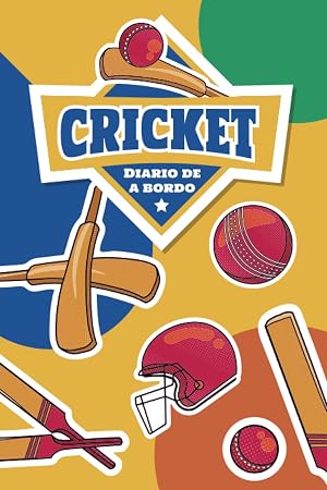 Diario de Cricket: Libro de Cricket para llenar | Con Balance, Objetivos, Calendario | Agenda de entrenamiento de Cricket | Idea de Regalo