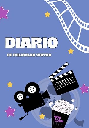 Diario de pel&iacute;culas vistas: Cuaderno de pel&iacute;culas vistas/Diario de pel&iacute;culas /Cuaderno para cin&eacute;filos:/libro de registro para tus rese&ntilde;as de pel&iacute;culas vistas/Regalo para amantes del cine y las series