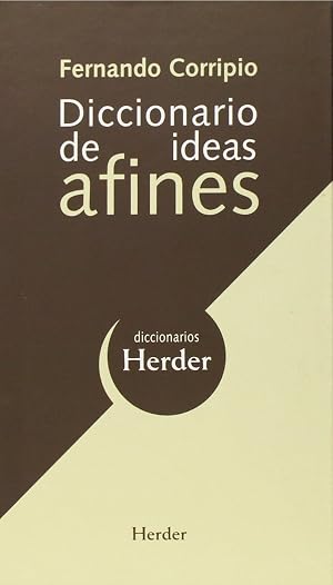 Diccionario de ideas afines (Diccionarios Herder)