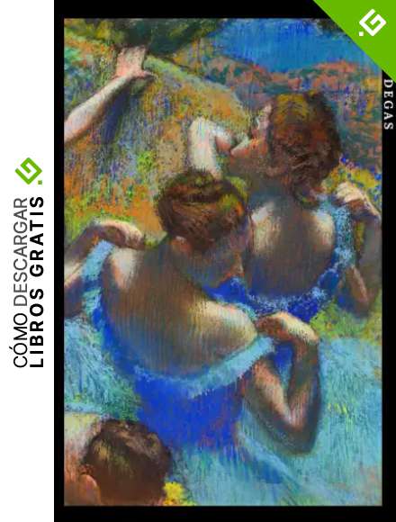 Edgar Degas: Bailarinas en azul. Cuaderno de notas. Design art&iacute;stico y elegante.