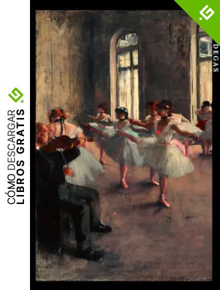 Edgar Degas: Ensayo de ballet. Cuaderno de notas. Design art&iacute;stico y elegante.