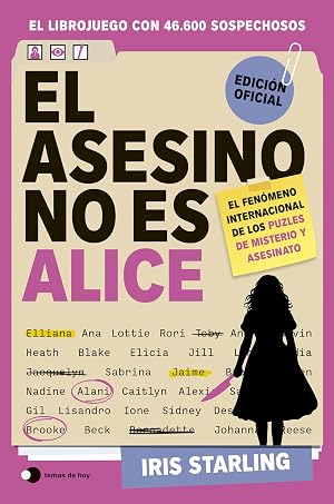 El asesino no es Alice: El librojuego con m&aacute;s de 46.600 sospechosos (Voces de hoy)