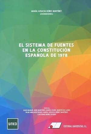 El sistema de fuentes en la Constituci&oacute;n Espa&ntilde;ola de 1978 (SIN COLECCION)