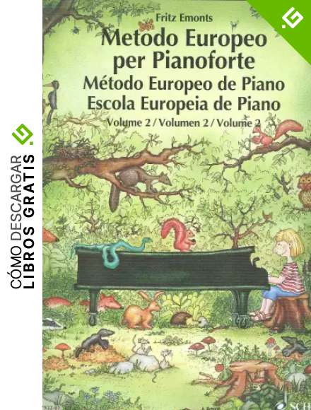 EMONTS - Metodo Europeo 2&ordm; para Piano (Libro)