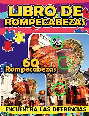Encuentra las Diferencias Libro de Rompecabezas para Adultos: Libros de Rompecabezas de Encontrar las Diferencias, Libro de Actividades para Encontrar ... Regalo de Cumplea&ntilde;os, Alivio del Estr&eacute;s