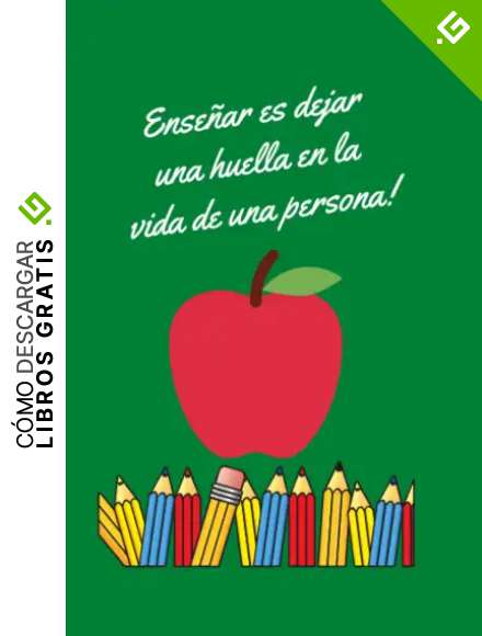 Ense&ntilde;ar es dejar una huella en la vida de una persona: Styled blank notebook