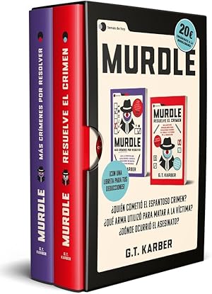 Estuche Murdle: vol. 1 + vol. 2 + libreta de deducciones: Incluye: Murdle: Resuelve el crimen + Murdle: M&aacute;s cr&iacute;menes por resolver + Libreta de deducciones (Voces de hoy)