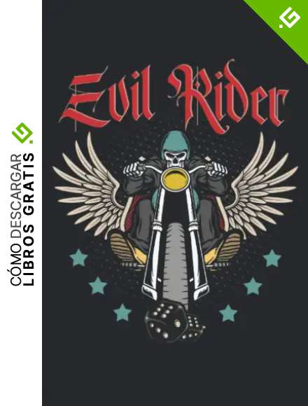 Evil Rider: Genial cuaderno forrado de regalos de motociclista calavera de motorista (formato A5, 15,24 x 22,86 cm, 120 p&aacute;ginas)