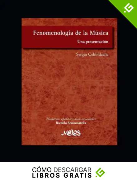 Fenomenolog&iacute;a de la m&uacute;sica: Una presentaci&oacute;n
