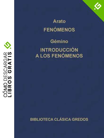Fen&oacute;menos. Introducci&oacute;n a los fen&oacute;menos. (Biblioteca Cl&aacute;sica Gredos n&ordm; 178)