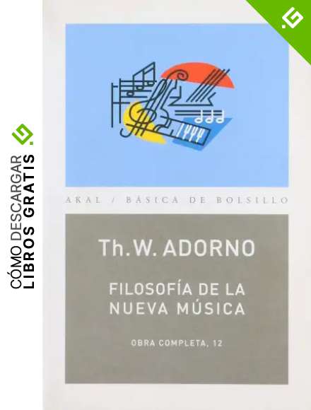 Filosof&iacute;a de la nueva m&uacute;sica: 74 (B&aacute;sica de Bolsillo)