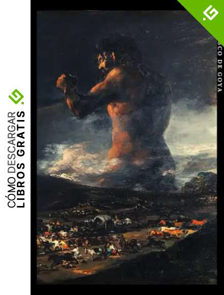 Francisco de Goya: El Coloso. Cuaderno de notas. Design art&iacute;stico y elegante.