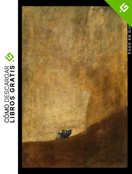 Francisco de Goya: Perro semihundido. Cuaderno de notas. Design art&iacute;stico y elegante.