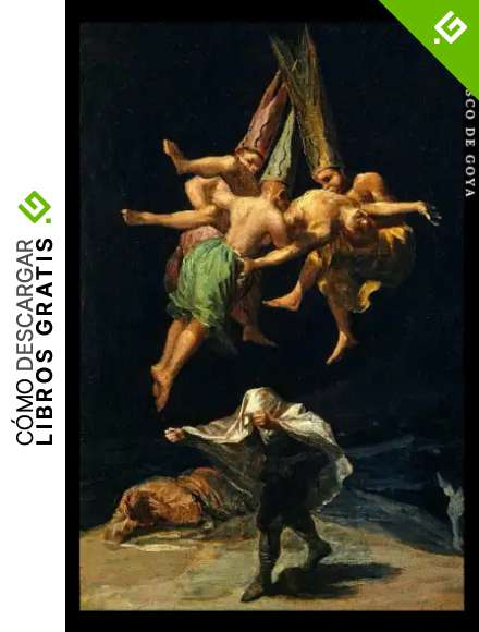 Francisco de Goya: Vuelo de brujas. Cuaderno de notas. Design art&iacute;stico y elegante.