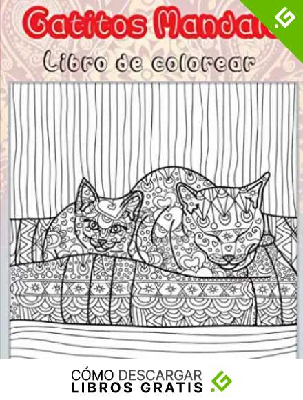 Gatitos Mandala - Libro de colorear