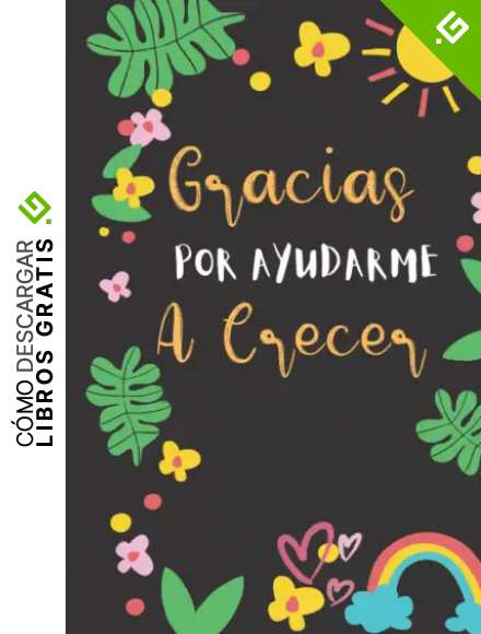 Gracias por ayudarme a crecer: Cuaderno de notas A5 para profe y maestras