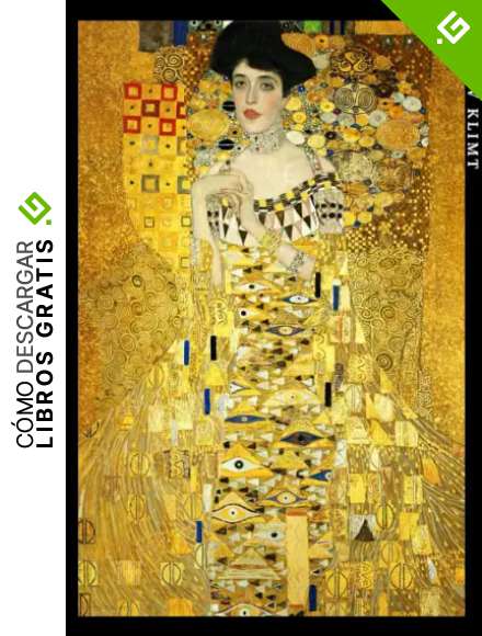Gustav Klimt: Adele Bloch-Bauer I. Cuaderno de notas. Design art&iacute;stico y elegante.